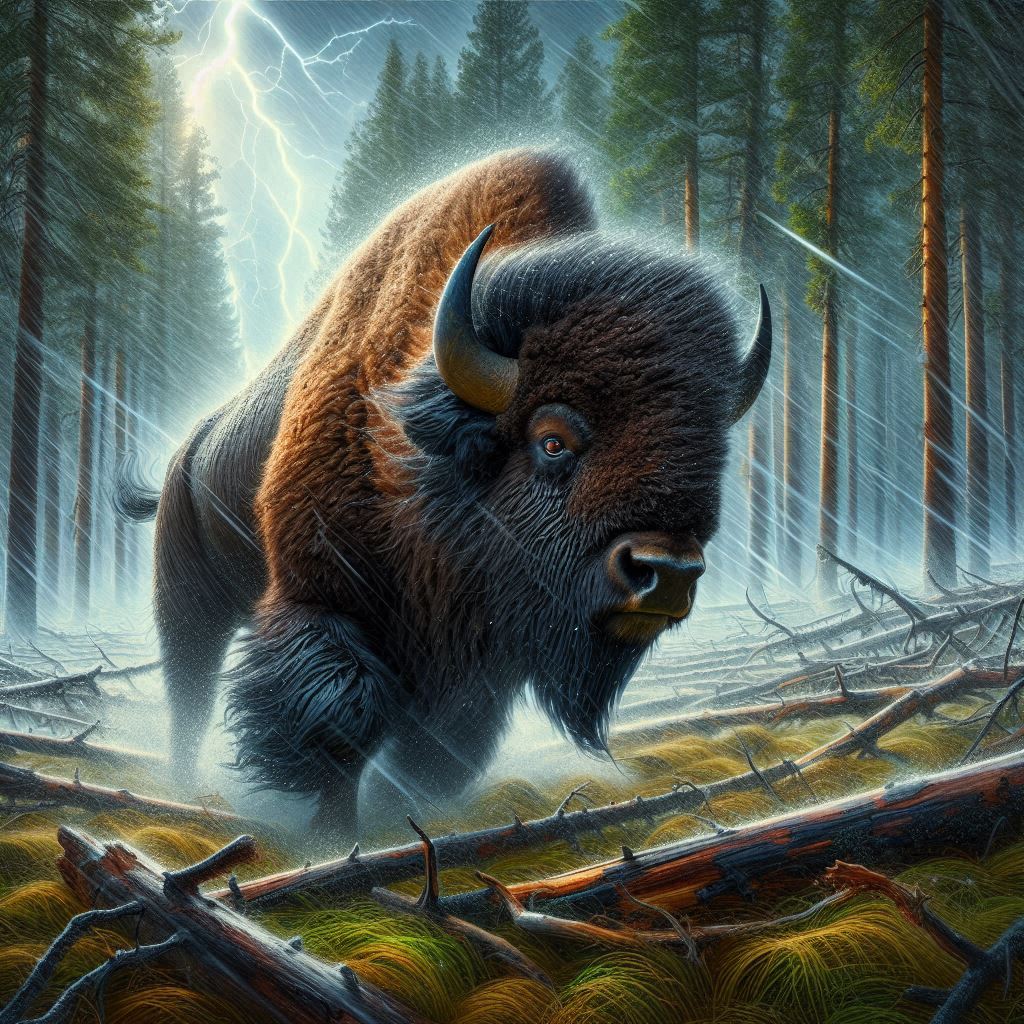 Animals Braving the Storm 1