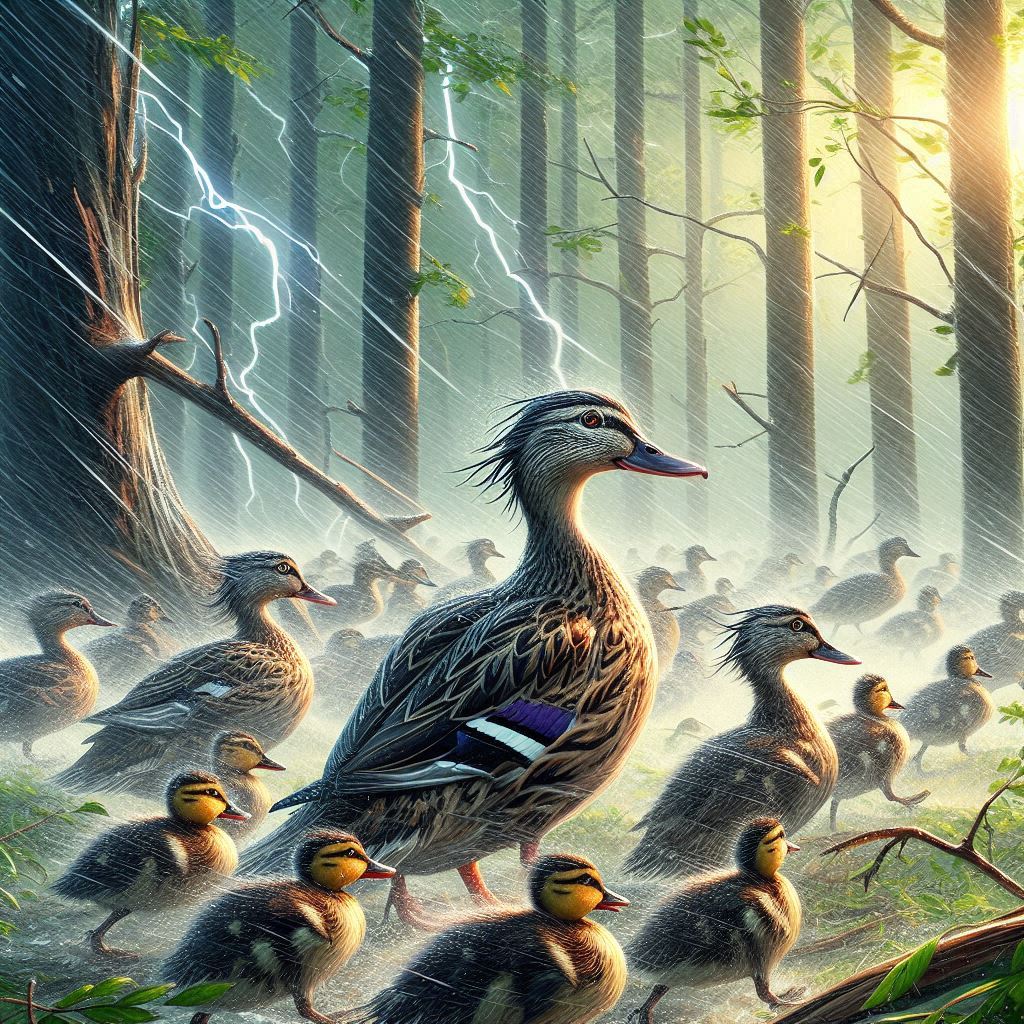 Animals Braving the Storm 6