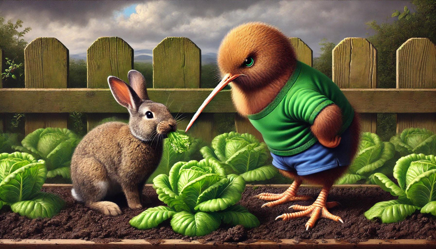 Kiwi and his Garden 7