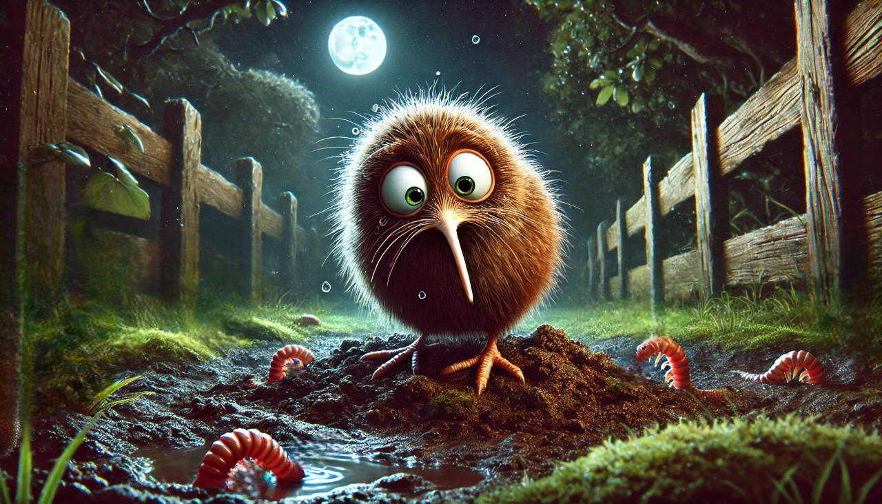 Kiwi and his Garden 13