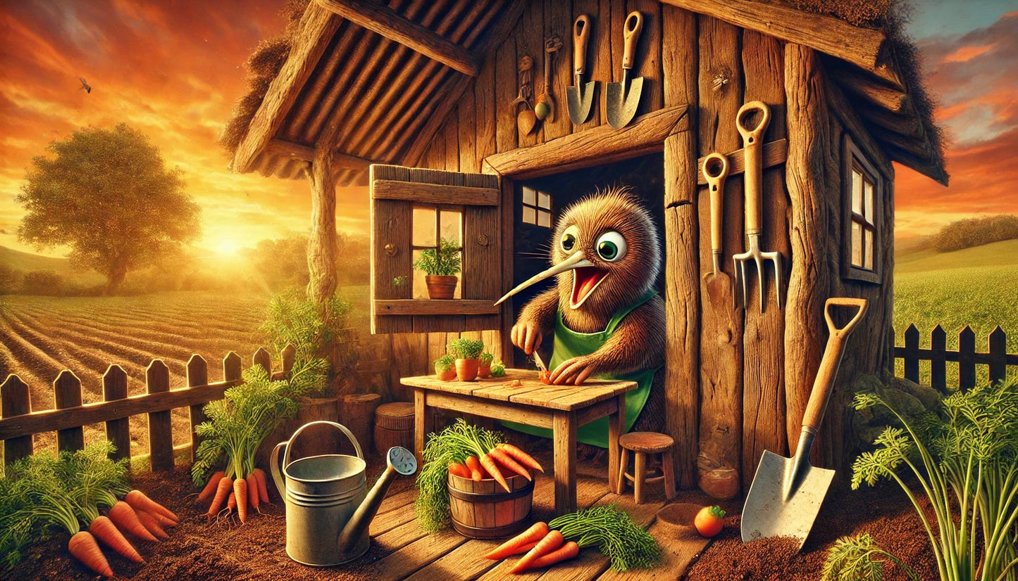 Kiwi and his Garden 15