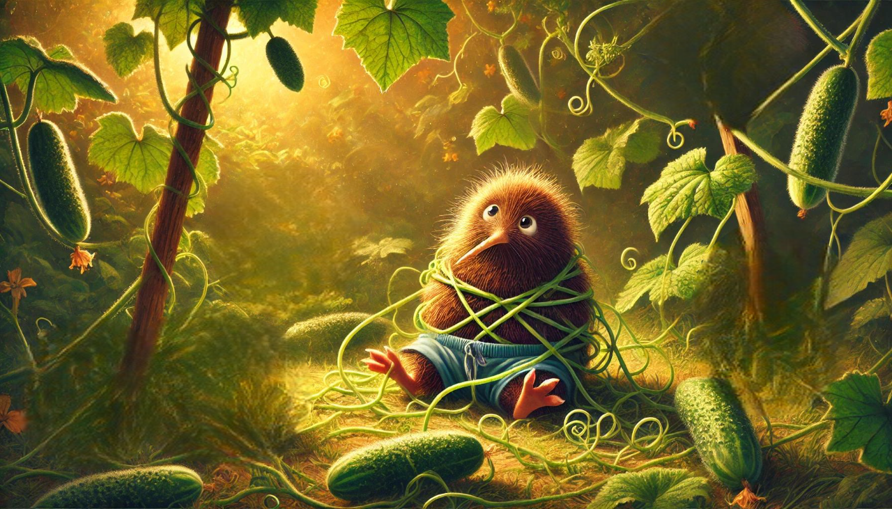 Kiwi and his Garden 21