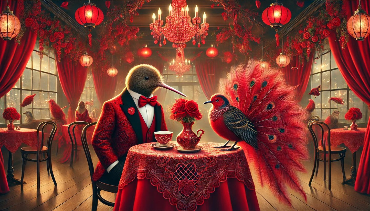 Animals in 1920s Cafe 42