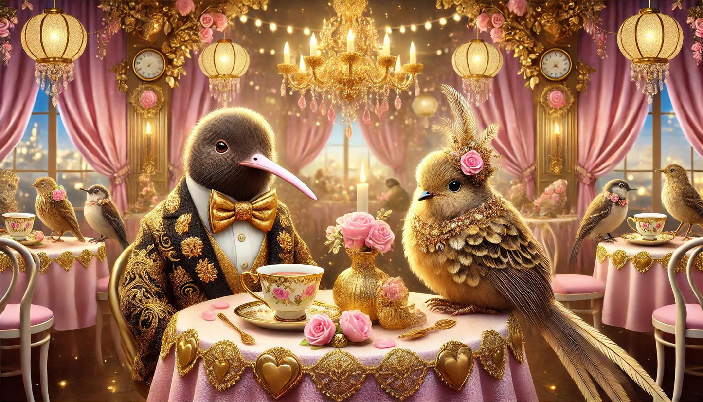 Animals in 1920s Cafe 28