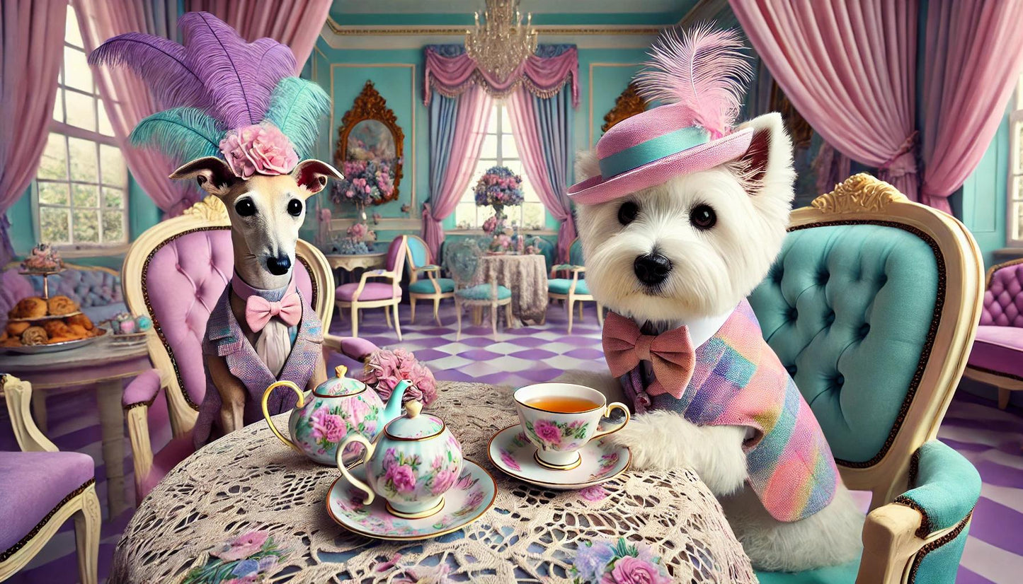 Animals in 1920s Cafe 17