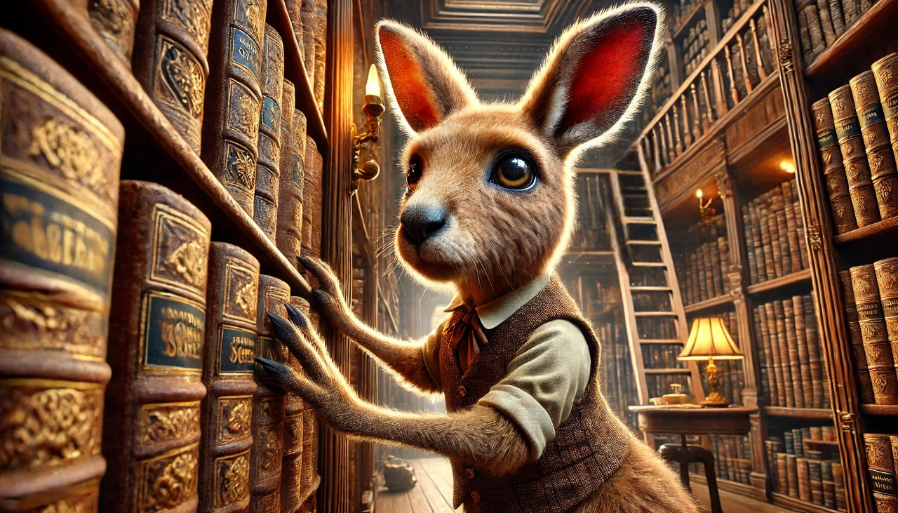 Animals in the Library 12