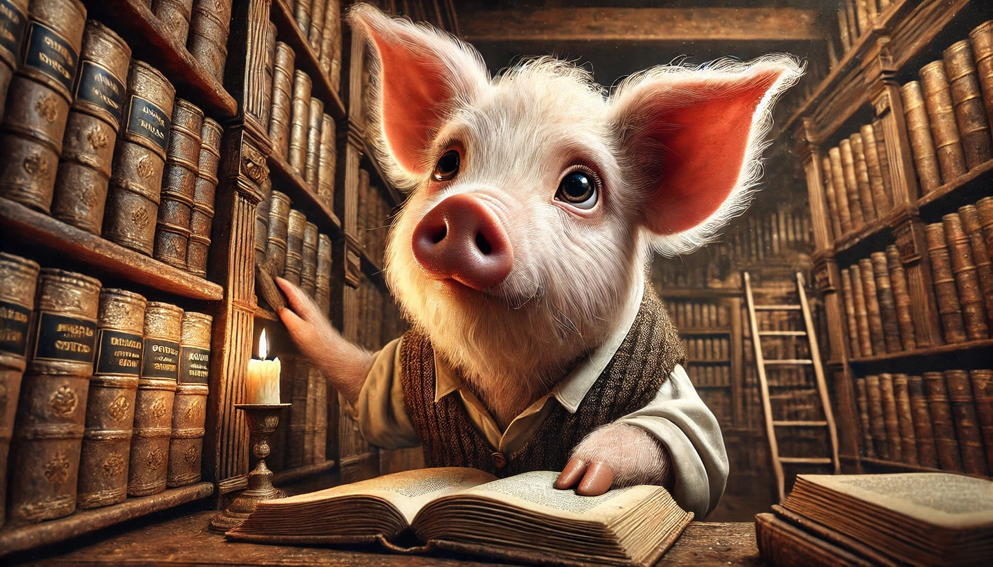 Animals in the Library 16