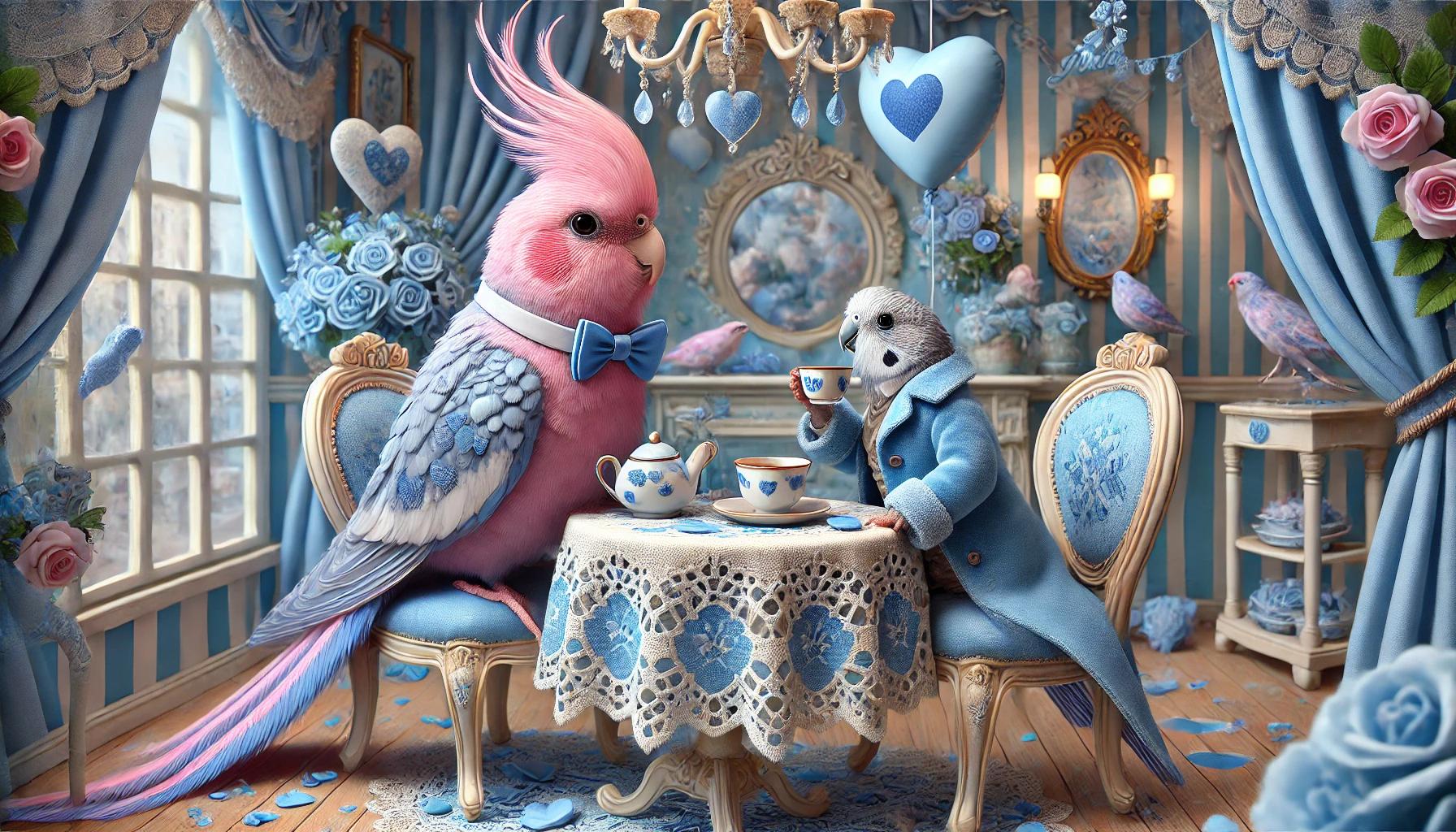 Flapper Birds Out To Tea – Kiwi-doodle-do