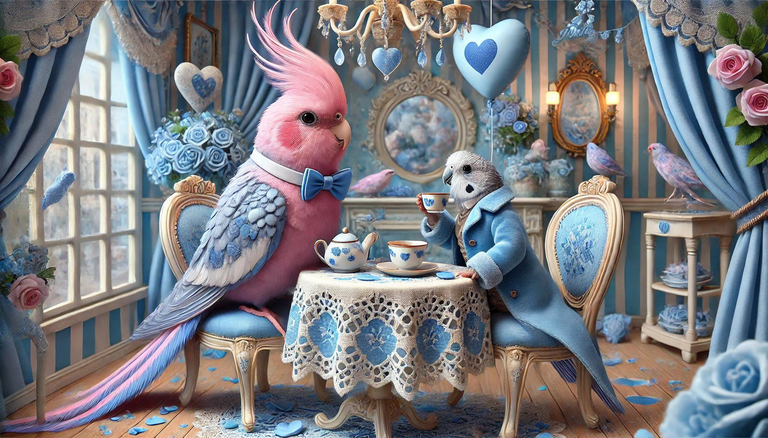 Animals in a 1920s Cafe