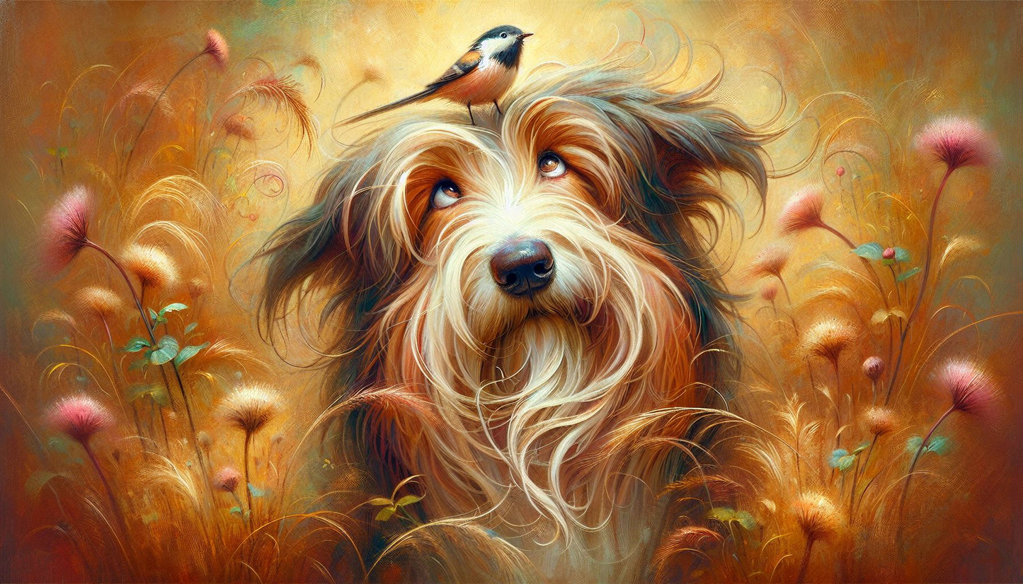 Whimsical Dogs and Birds 1