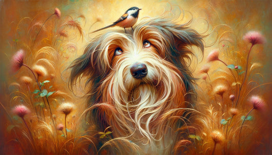 Whimsical Dogs and Birds 1