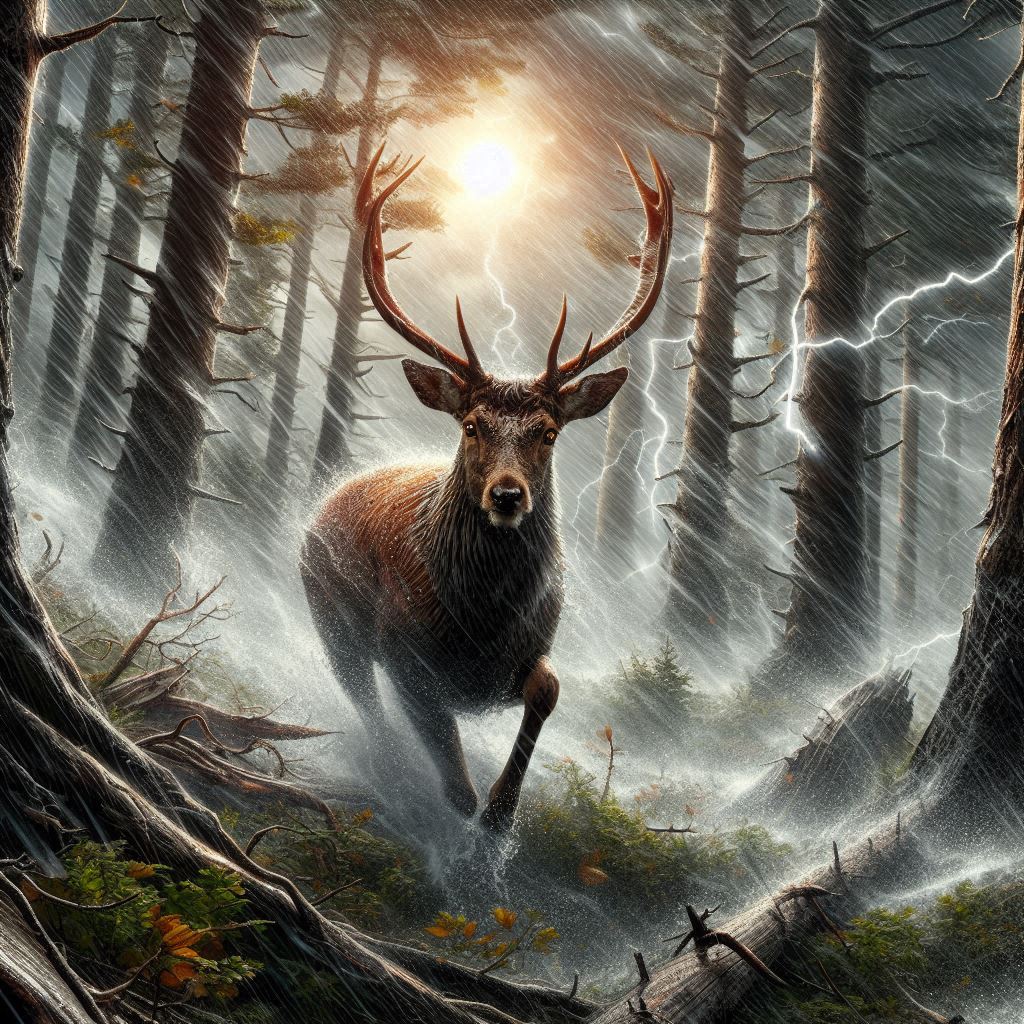 Animals Braving the Storm 5