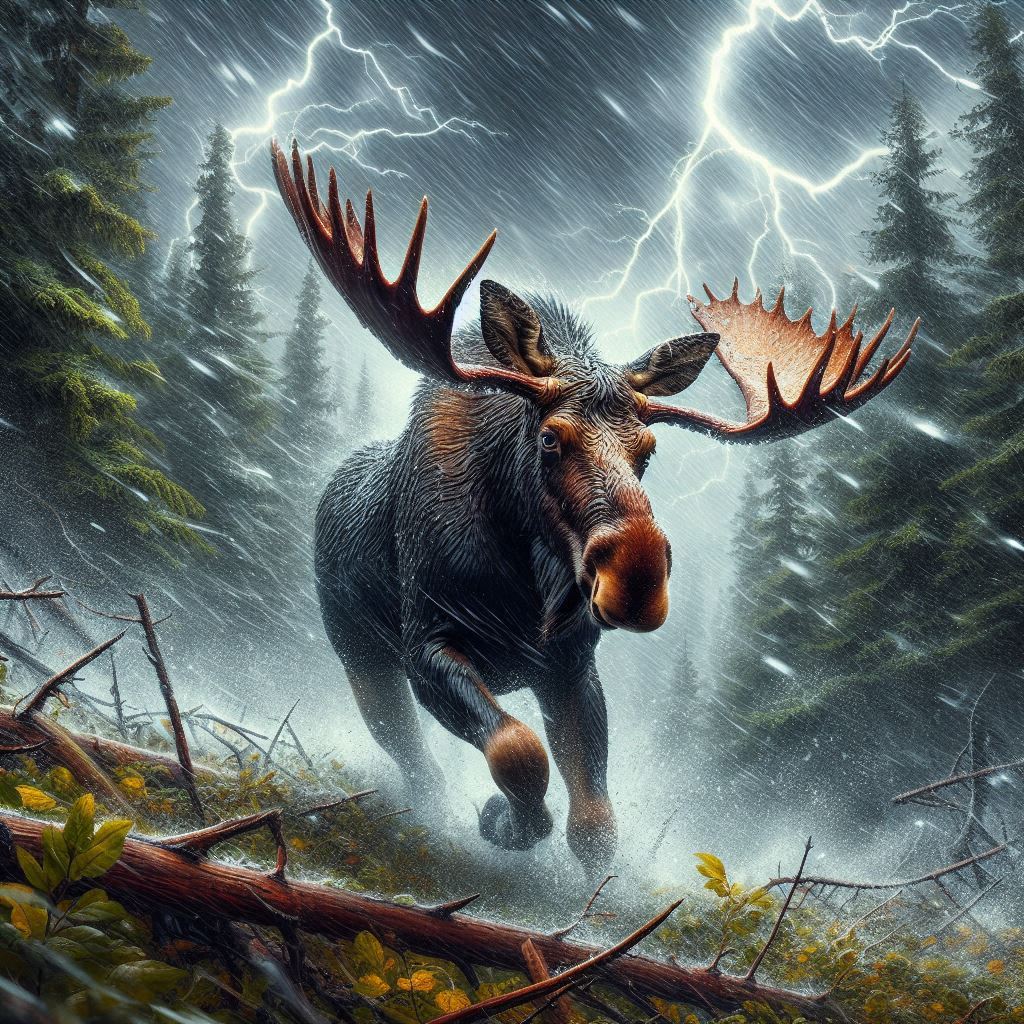 Animals Braving the Storm 15