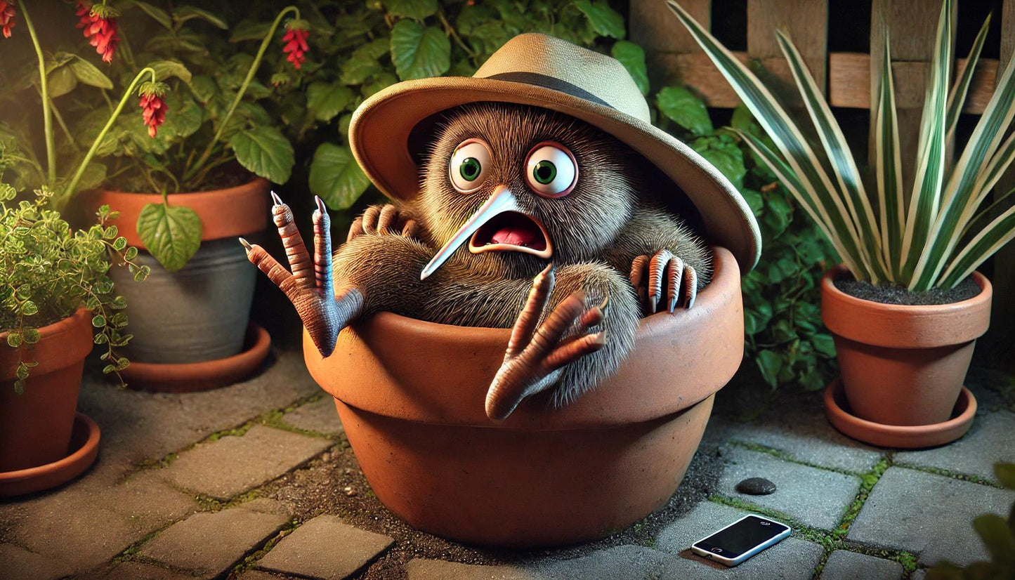 Kiwi and his Garden 8