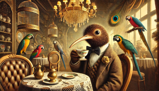 Animals in 1920s Cafe 23