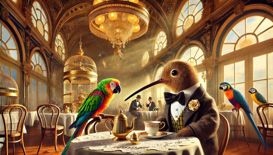 Animals in 1920s Cafe 24