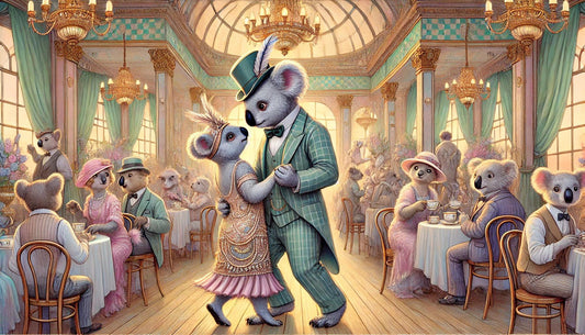 Animals in 1920s Cafe 3