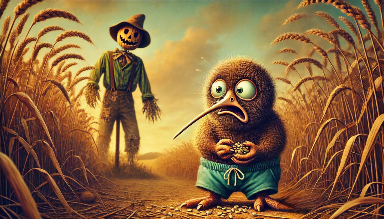 Kiwi and his Garden 19