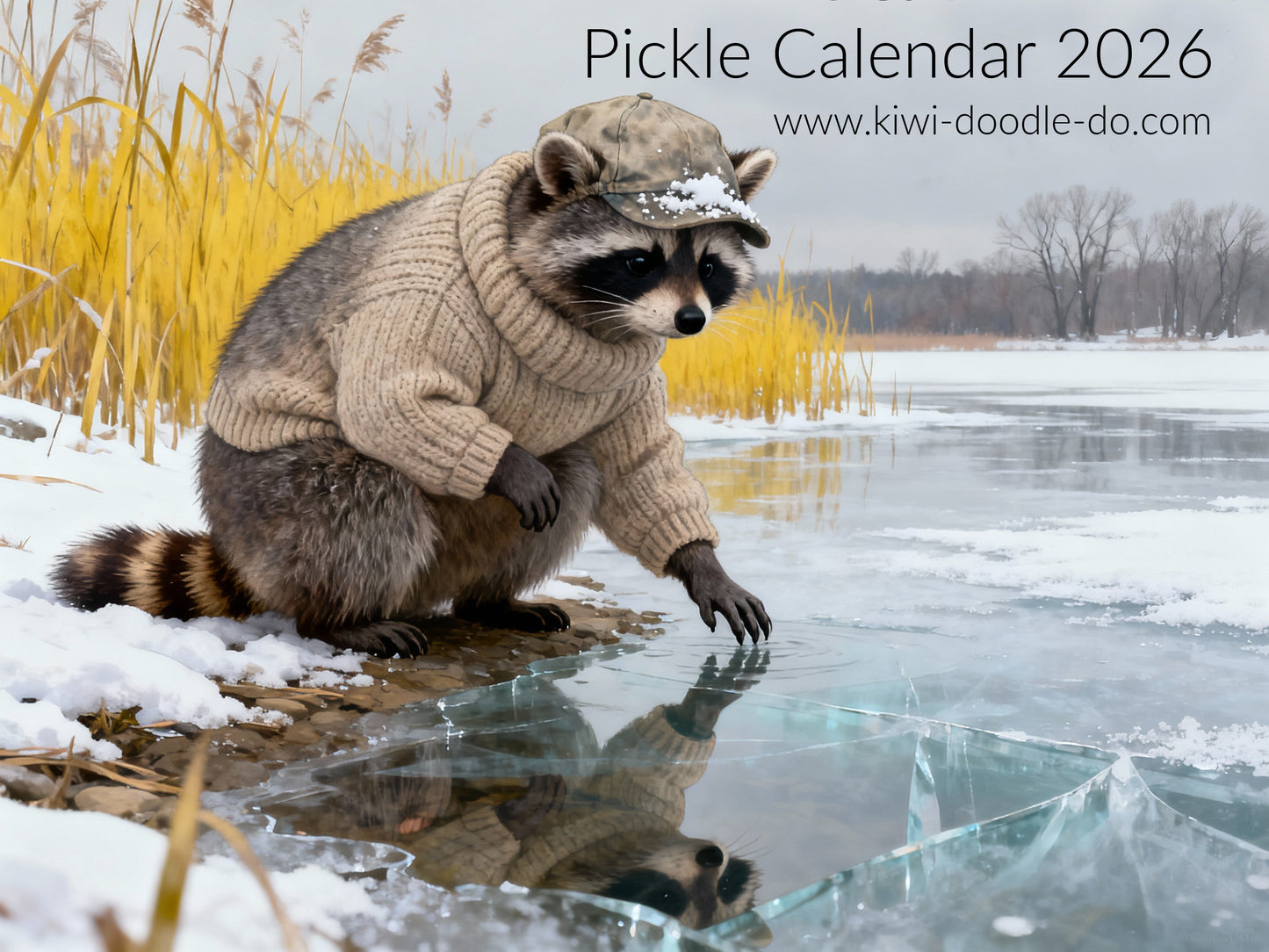 Pickle The Minnesota Raccoon - 2026 Wall Calendar
