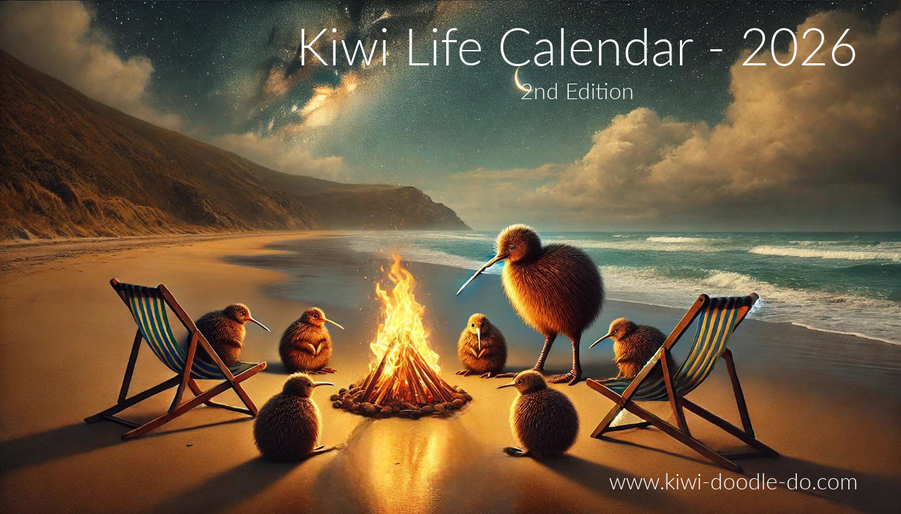 Kiwi Life - 2026 Wall Calendar