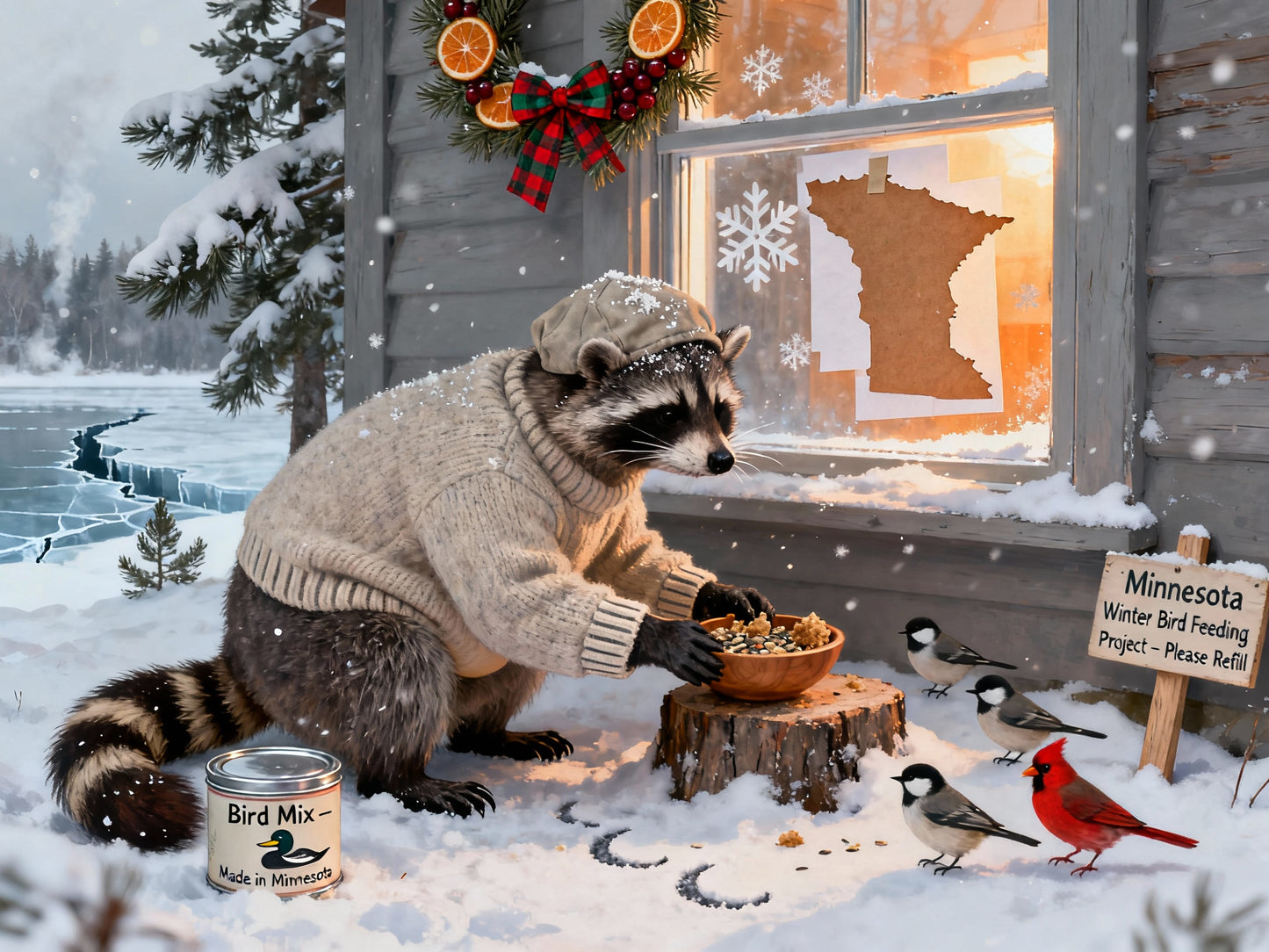 Pickle The Minnesota Raccoon - 2026 Wall Calendar