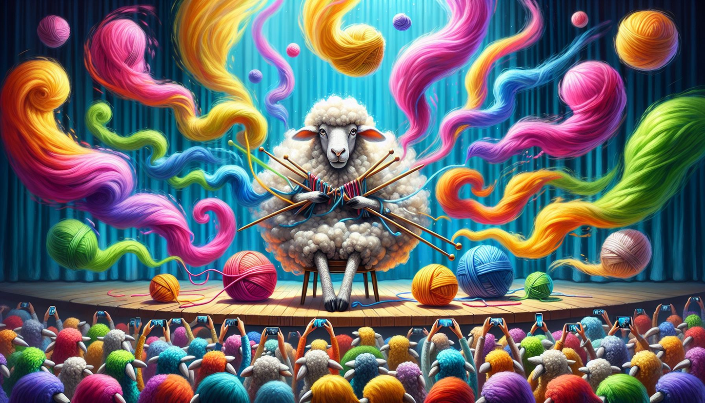 Knitting Sheep 5