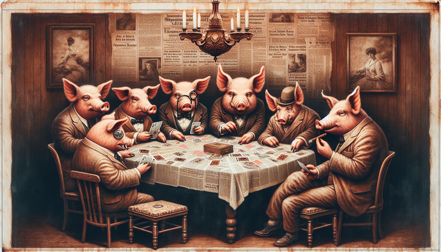 Animals Playing Poker 3