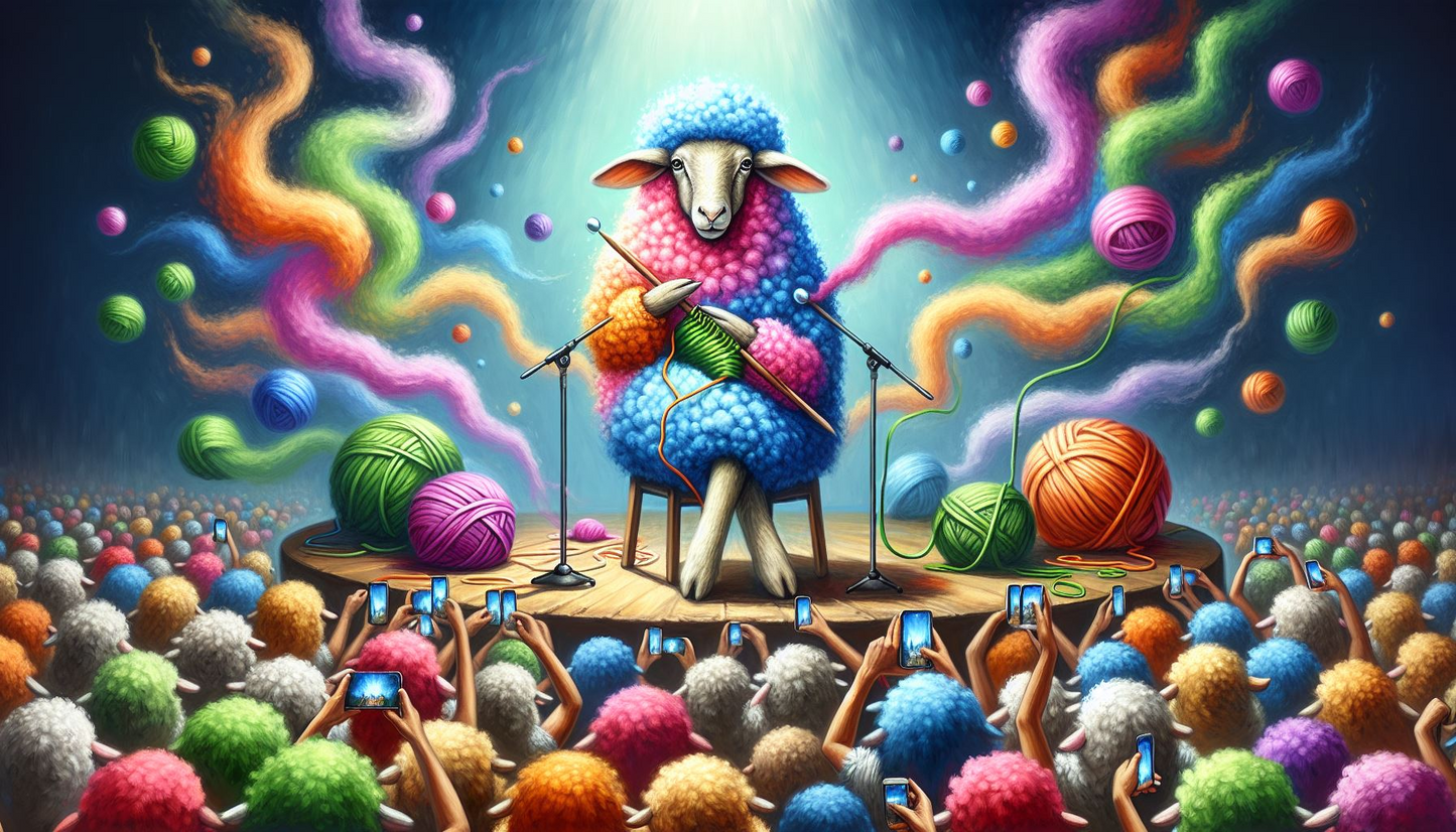 Knitting Sheep