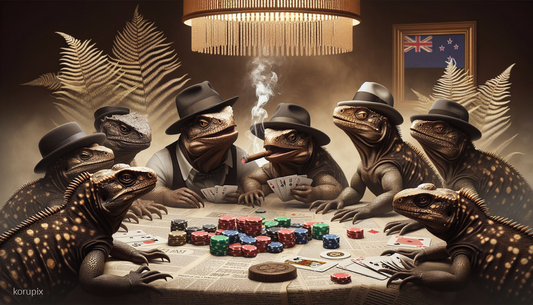 Animals Playing Poker