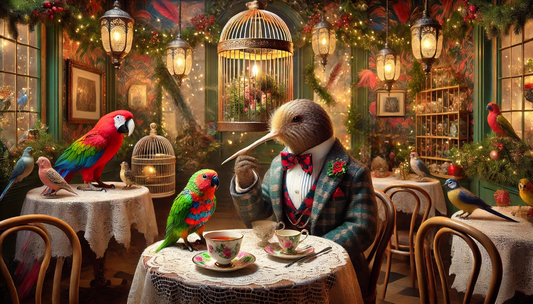 Animals in 1920s Cafe 29