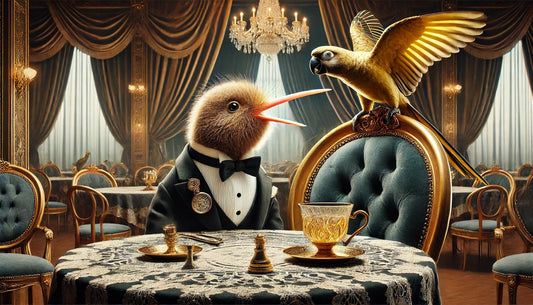 Animals in 1920s Cafe 30