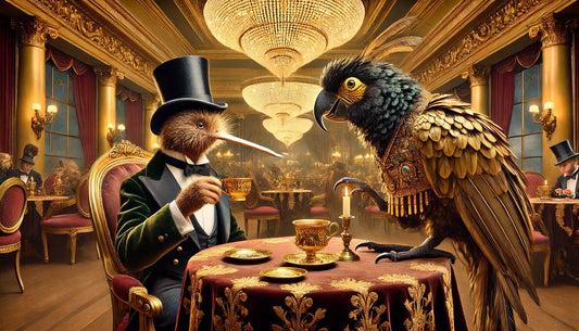 Animals in 1920s Cafe 32