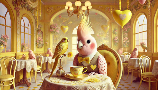 Animals in 1920s Cafe 44