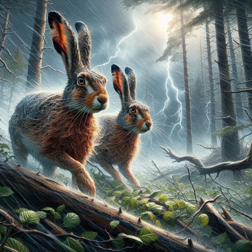 Animals Braving the Storm 21