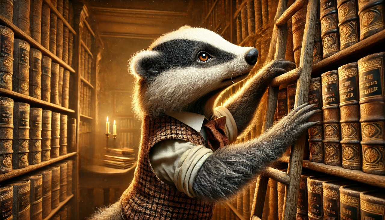 Animals in the Library 1