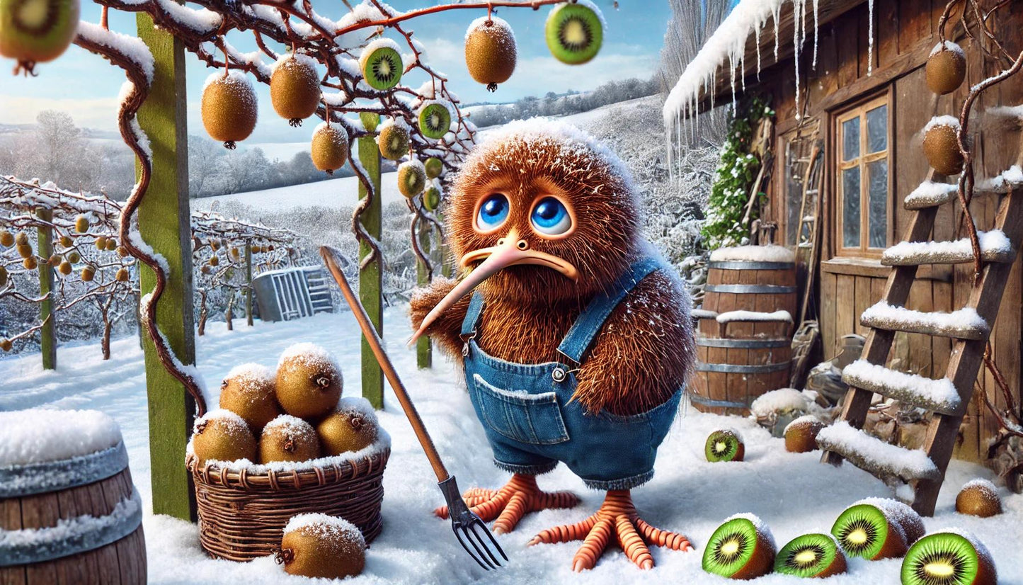 Kiwi and his Garden 24