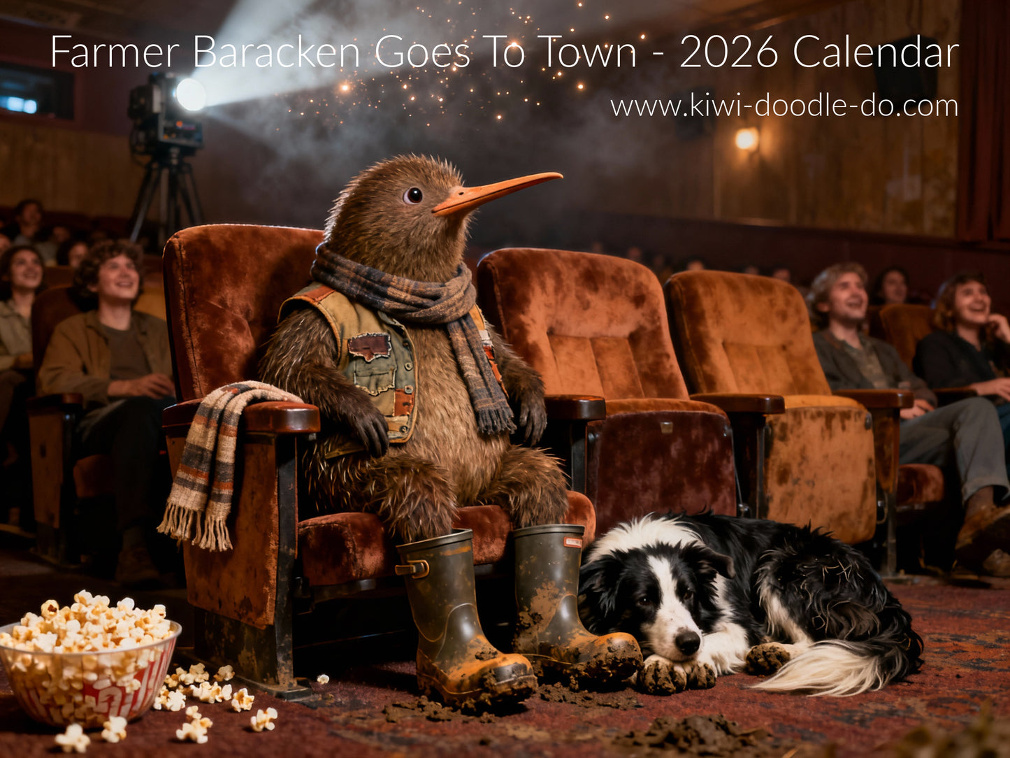 Farmer Bracken Goes To Town - 2026 Wall Calendar
