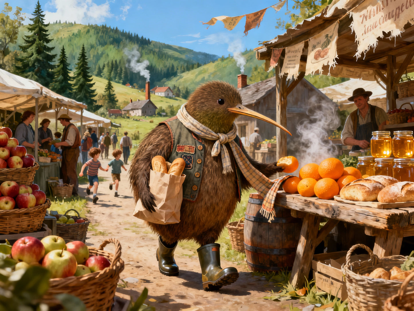 Farmer Bracken goes to Town - 2026 Wall Calendar