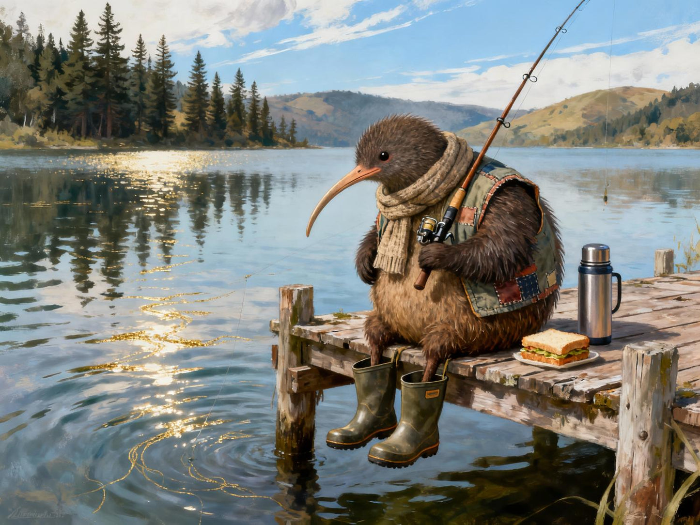 Farmer Bracken goes on Holiday - 2026 Wall Calendar