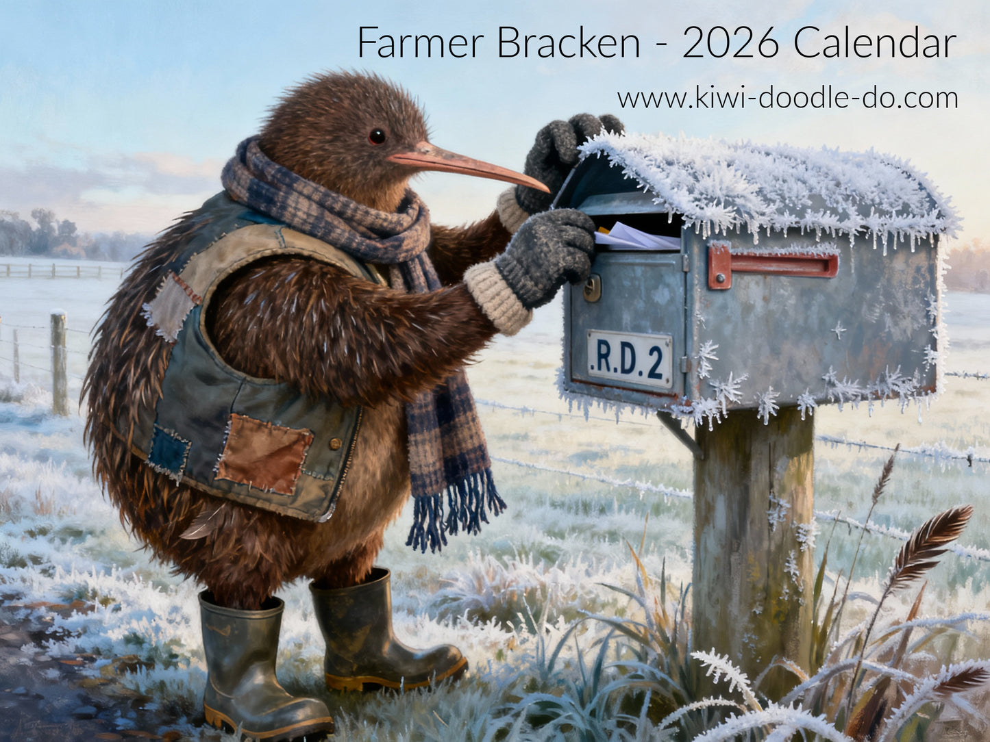 Farmer Bracken - The Year on the Farm - 2026 Wall Calendar