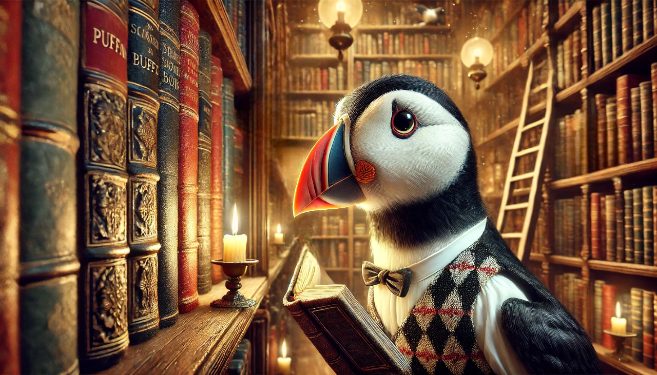 Animals in the Library 17