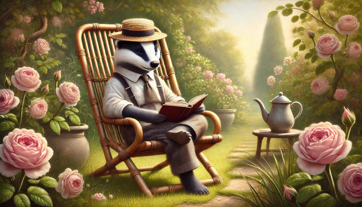 Reading in the Garden 1