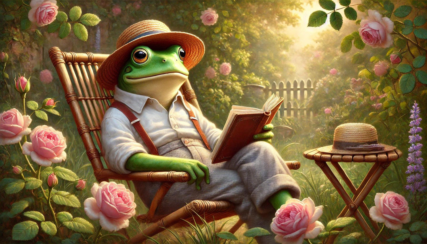 Reading in the Garden 5